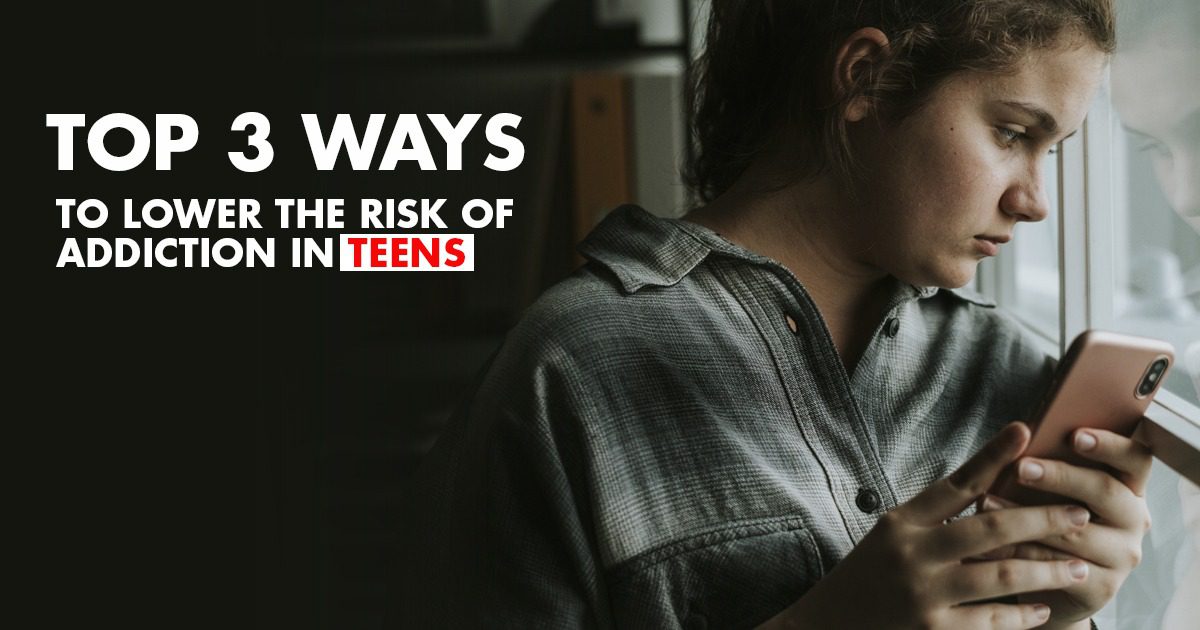 risk of addiction in teens